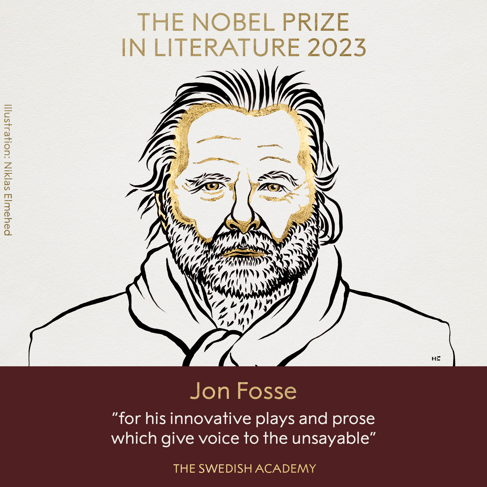 فوز الروائي النرويجي جون فوس بجائزة نوبل للأدب